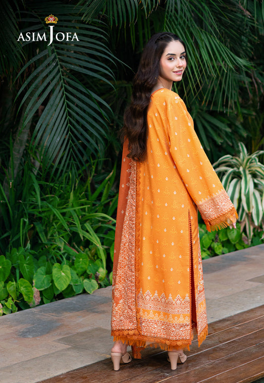 AJUUB-29 PRINTED LAWN 3 PC