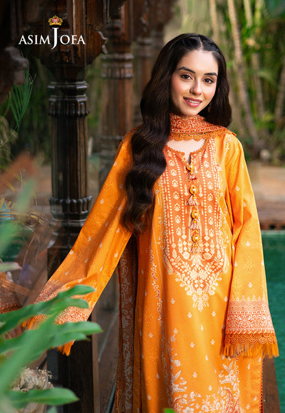 AJUUB-29 PRINTED LAWN 3 PC