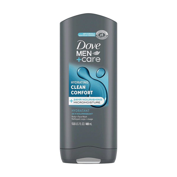 Dove Clean Comfort Body & Face Wash 400ml
