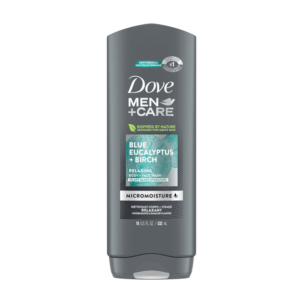 Dove Men+care Relaxing Body+face Wash 400ml