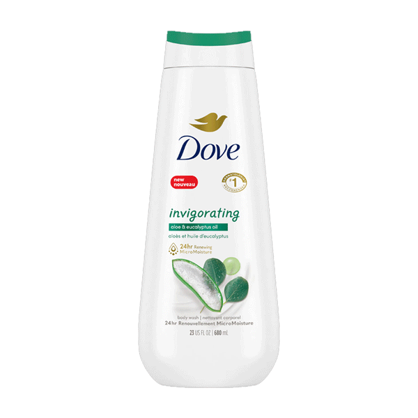 Dove Invigorating Aloe & Eucaplytus Oil Body Wash 591ml