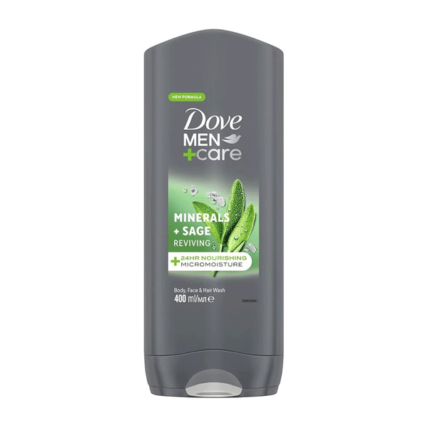 Dove Minerals Sage Body Wash 400ml