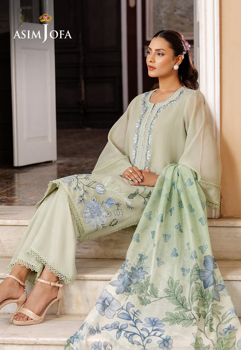 AJPB-224 EMBROIDERED PAPER COTTON STITCHED 3PCS
