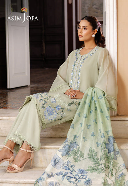 AJPB-224 EMBROIDERED PAPER COTTON STITCHED 3PCS