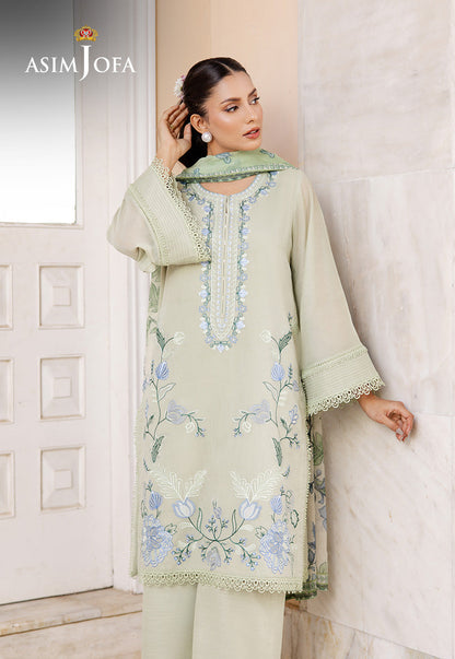 AJPB-224 EMBROIDERED PAPER COTTON STITCHED 3PCS