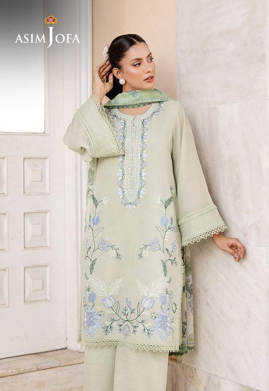 AJPB-224 EMBROIDERED PAPER COTTON STITCHED 3PCS