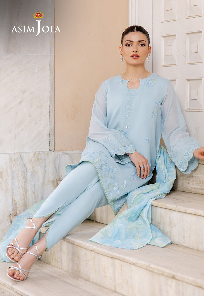 AJPB-196 EMBROIDERED PAPER COTTON STITCHED 3PCS
