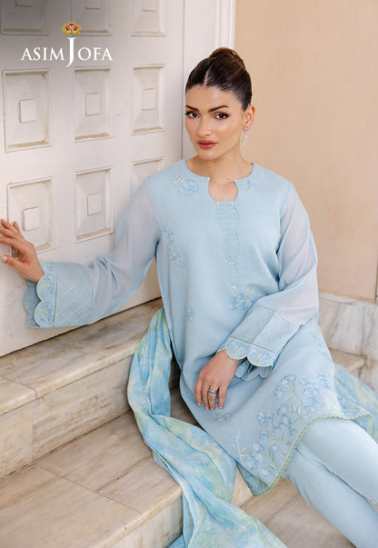 AJPB-196 EMBROIDERED PAPER COTTON STITCHED 3PCS