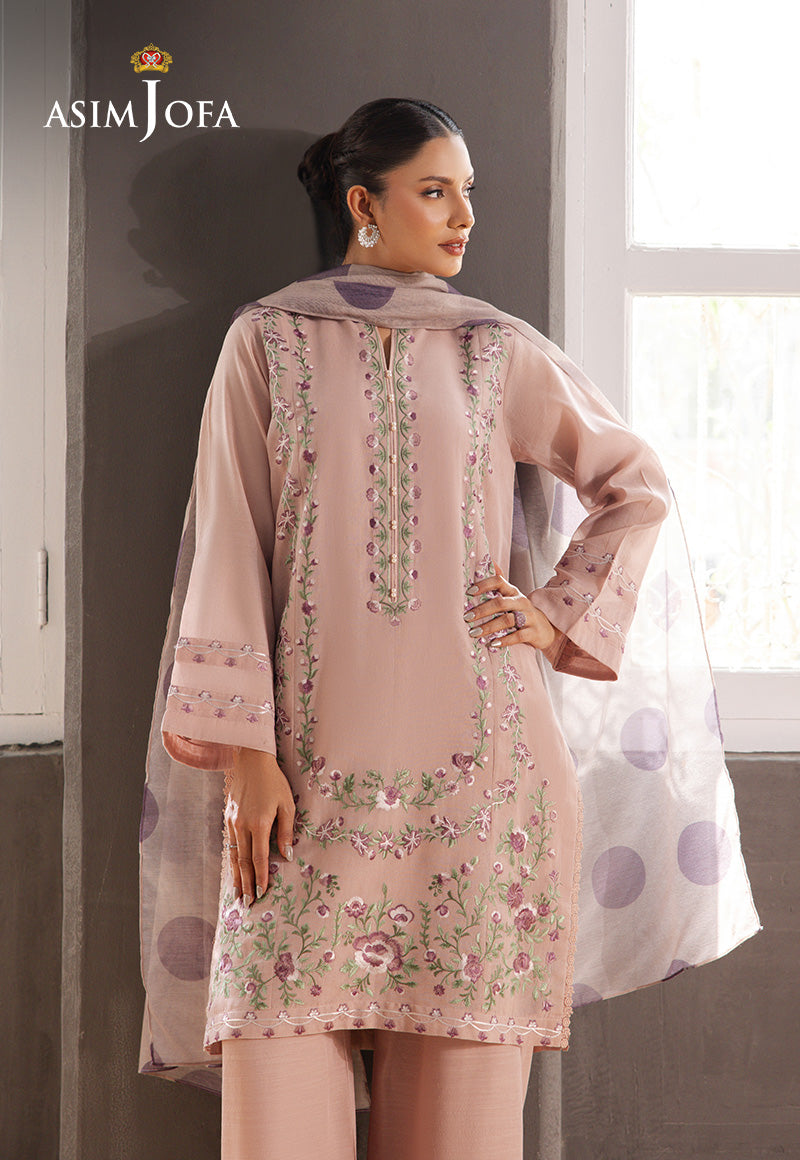 AJPB-223 EMBROIDERED PAPER COTTON STITCHED 3PCS
