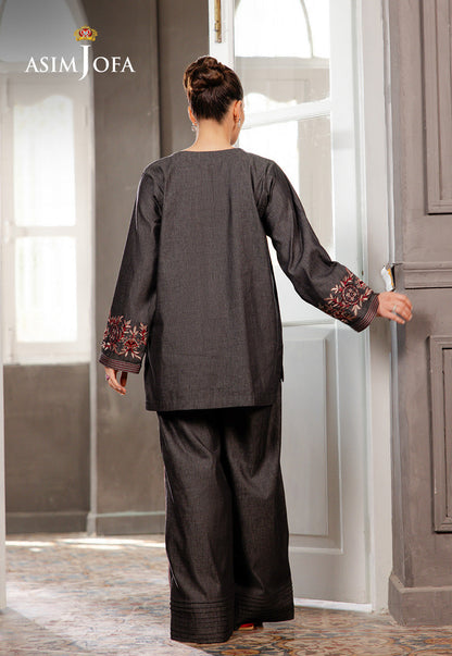 AJPB-226 EMBROIDERED DENIM STITCHED 2PCS