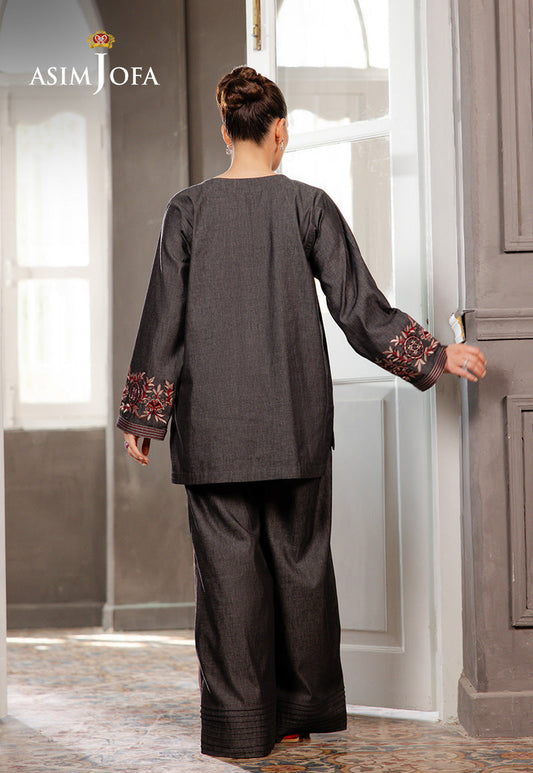 AJPB-226 EMBROIDERED DENIM STITCHED 2PCS