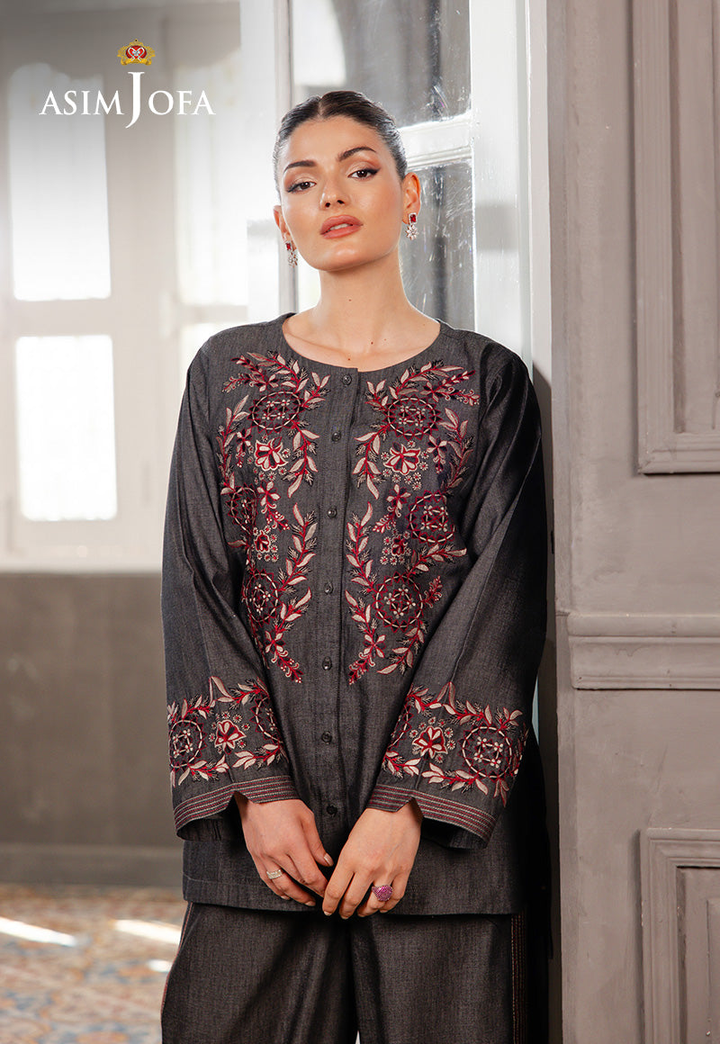AJPB-226 EMBROIDERED DENIM STITCHED 2PCS