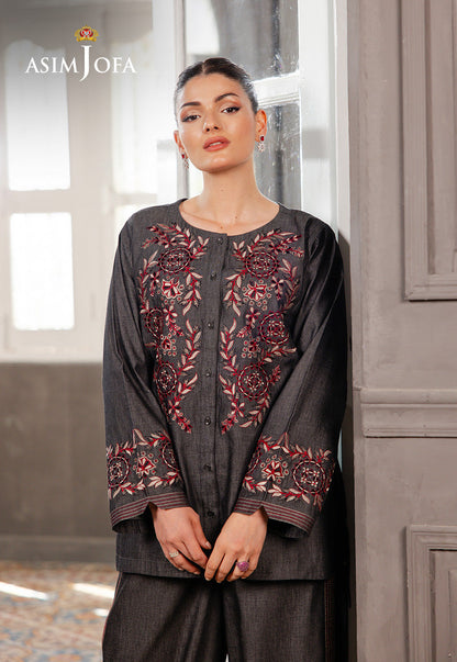 AJPB-226 EMBROIDERED DENIM STITCHED 2PCS