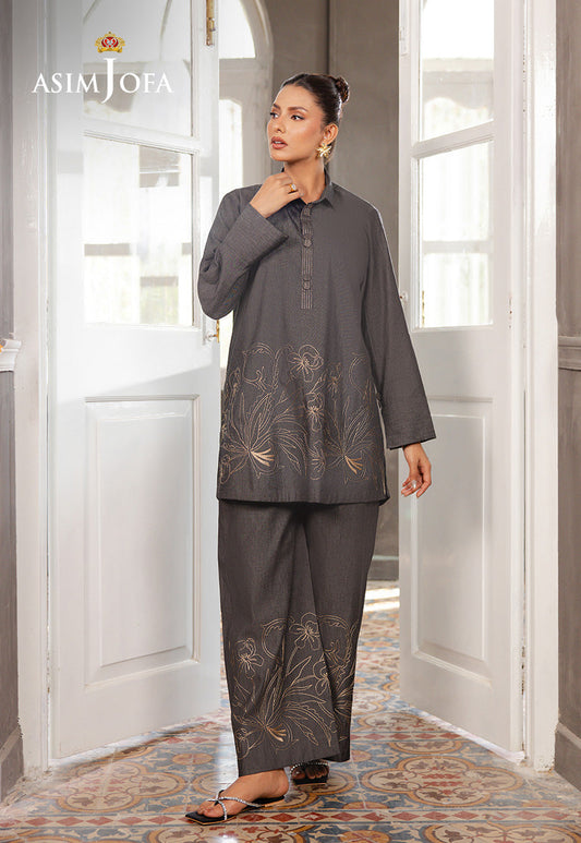 AJPB-225 EMBROIDERED DENIM STITCHED 2PCS