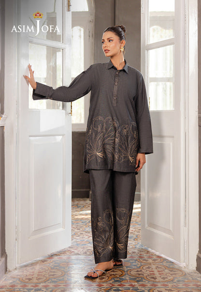 AJPB-225 EMBROIDERED DENIM STITCHED 2PCS