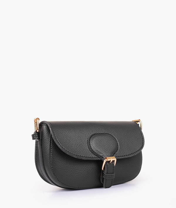 RTW Creation - Black east-west shoulder bag
