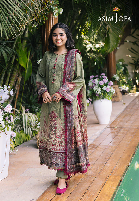 AJGB-15 PRINTED LAWN 3 PCS
