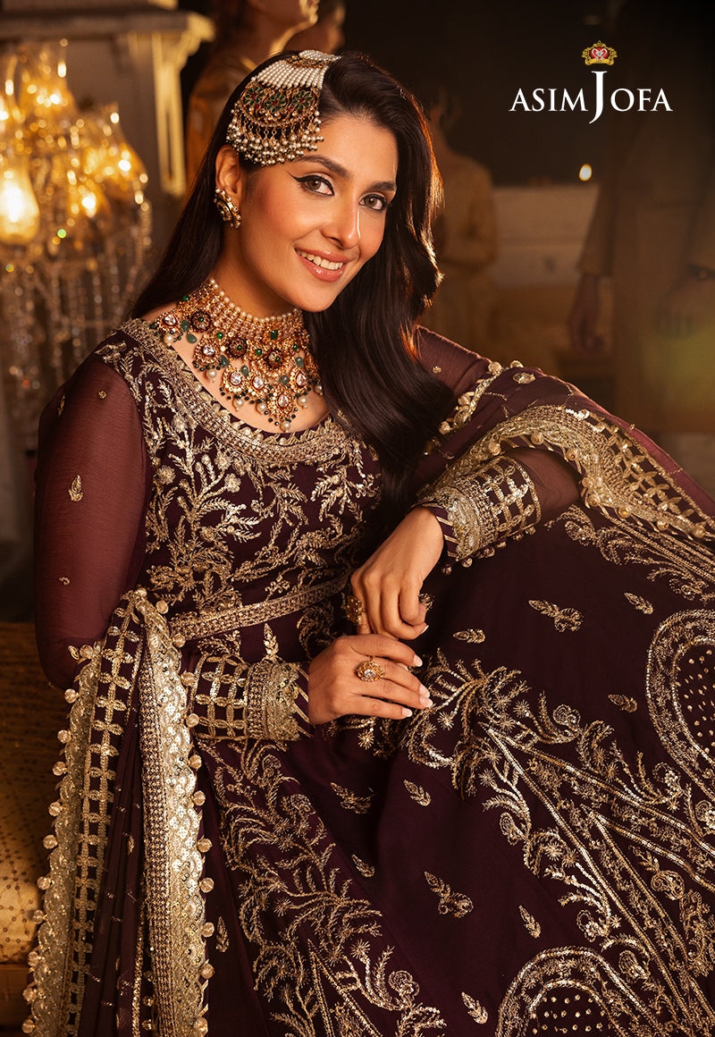 AJSH-02 EMBROIDERED CHIFFON 3 PCS