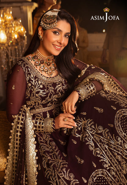 AJSH-02 EMBROIDERED CHIFFON 3 PCS