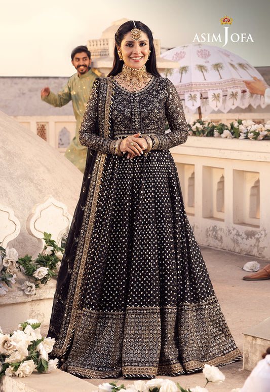 AJSH-01 EMBROIDERED CHIFFON 3 PCS