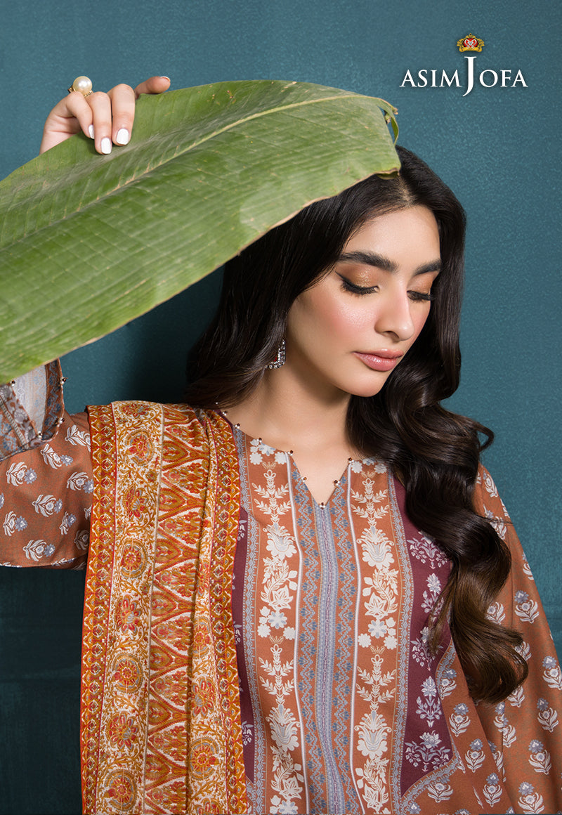 AJGR-14 PRINTED SWISS LAWN 3 PCS