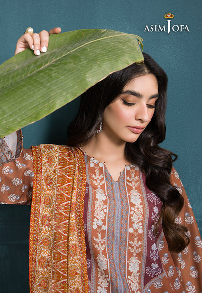 AJGR-14 PRINTED SWISS LAWN 3 PCS