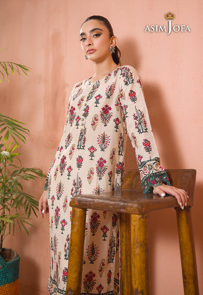 AJGR-01 PRINTED COTTON SILK 1 PCS