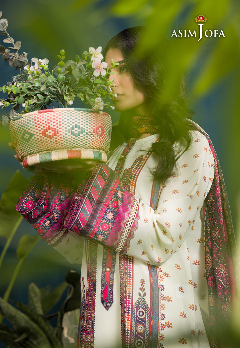 AJGR-13 PRINTED SWISS LAWN 3 PCS