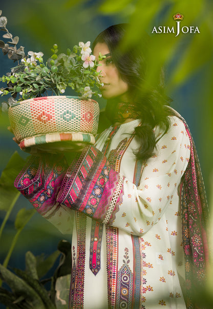 AJGR-13 PRINTED SWISS LAWN 3 PCS