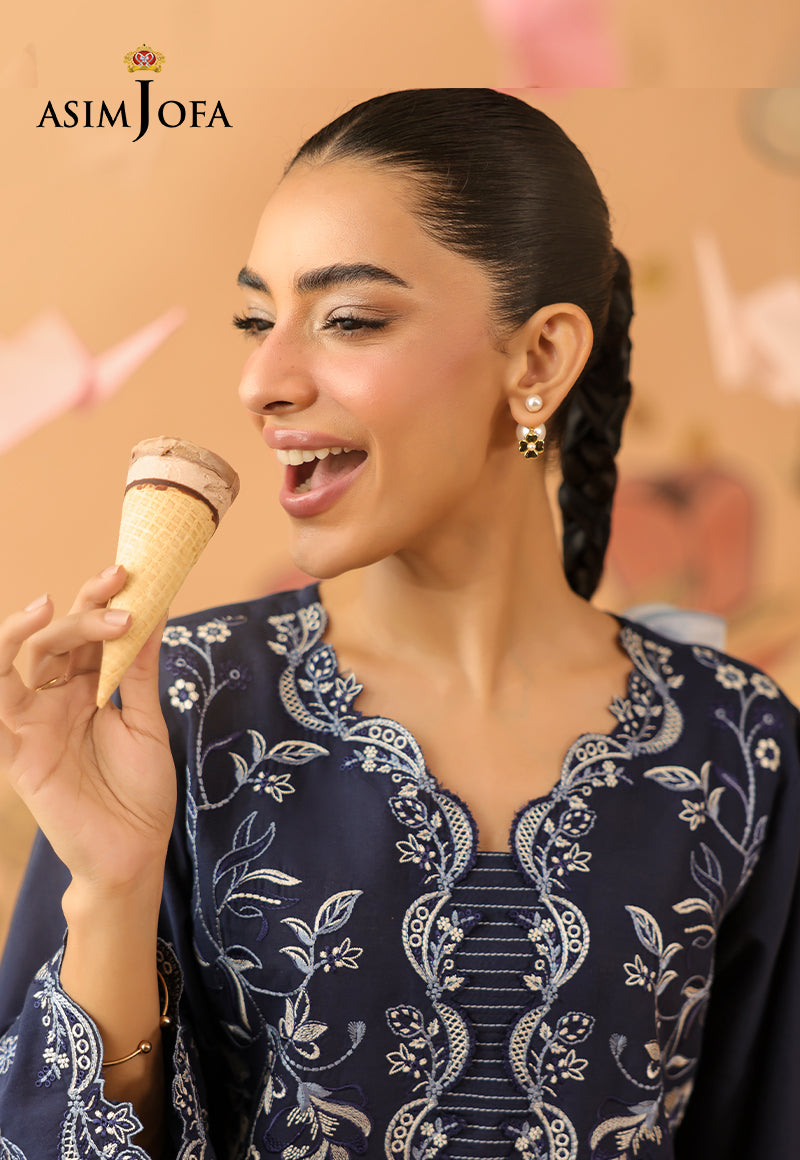 AJBPM-10 Embroidered Lawn Stitched 2pcs
