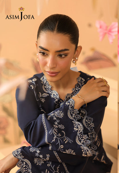 AJBPM-10 Embroidered Lawn Stitched 2pcs