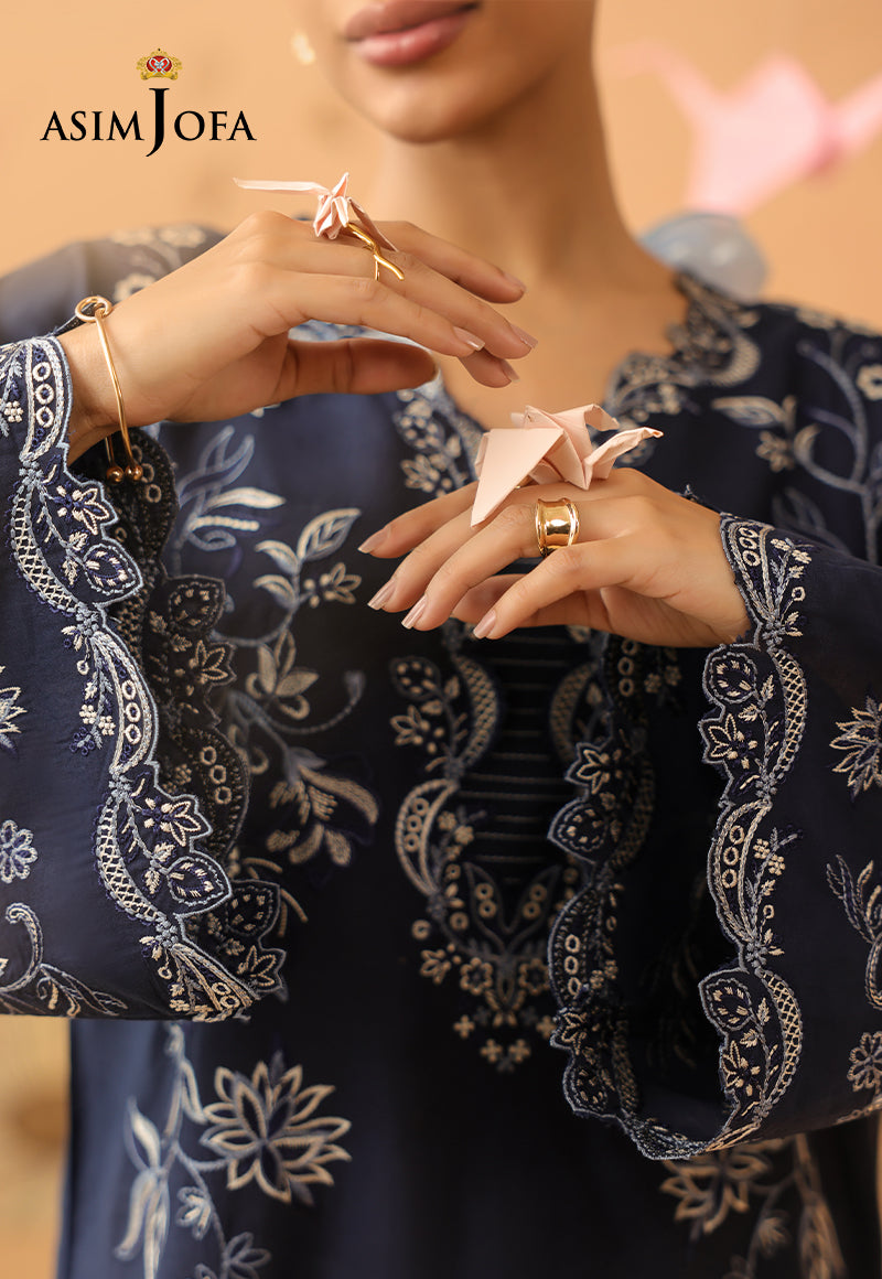 AJBPM-10 Embroidered Lawn Stitched 2pcs