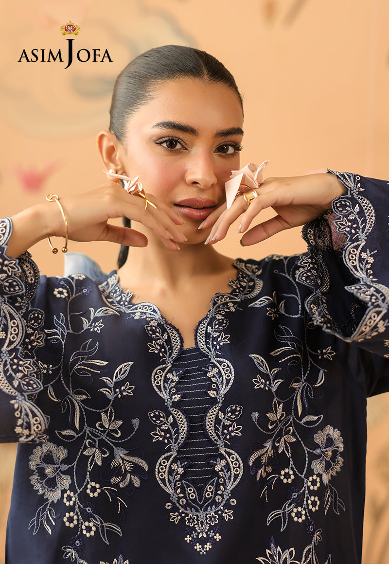 AJBPM-10 Embroidered Lawn Stitched 2pcs