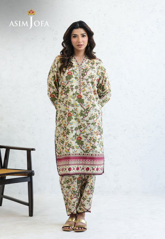 AJPB-206 PRINTED CAMBRIC STITCHED 2PCS