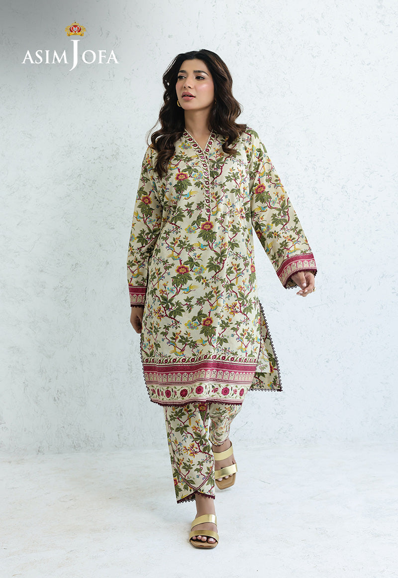 AJPB-206 PRINTED CAMBRIC STITCHED 2PCS