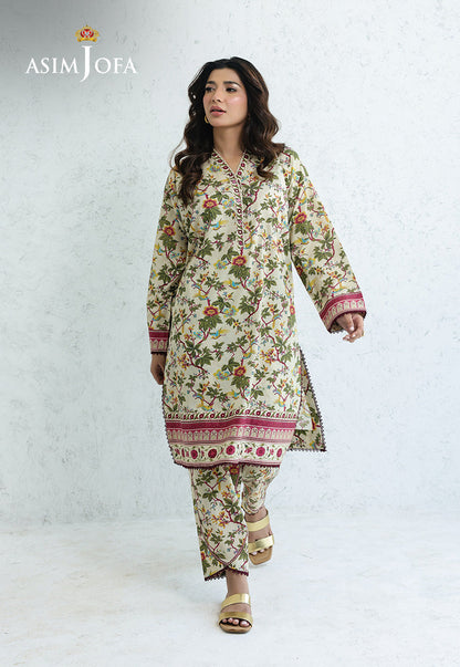 AJPB-206 PRINTED CAMBRIC STITCHED 2PCS