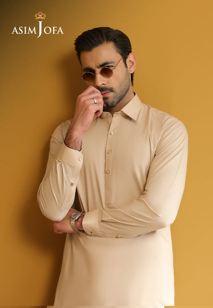AJUBM-03 UNSTITCHED EGYPTIAN COTTON 2PC