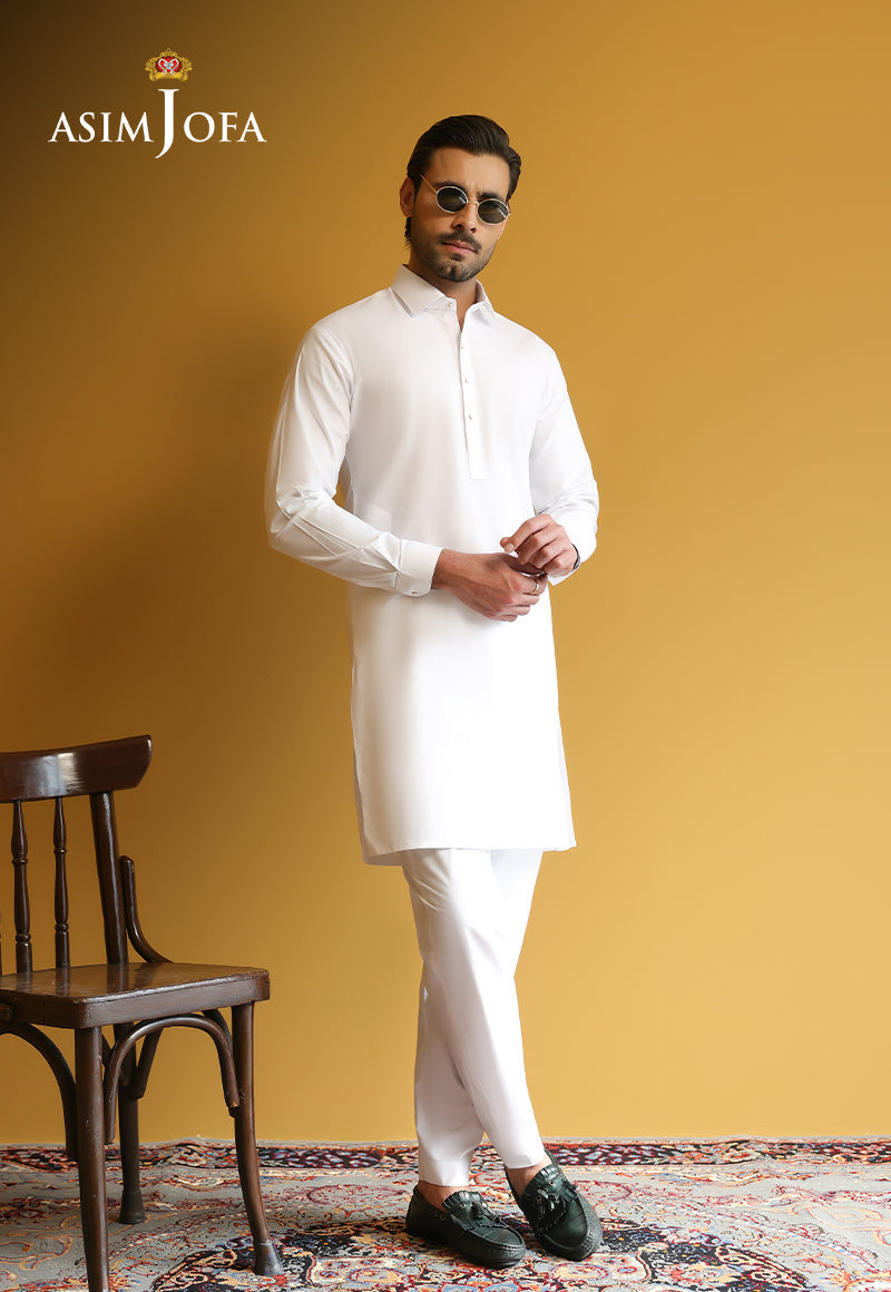 AJUBM-02 UNSTITCHED EGYPTIAN COTTON 2PC