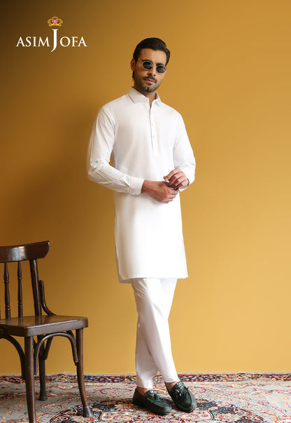 AJUBM-02 UNSTITCHED EGYPTIAN COTTON 2PC