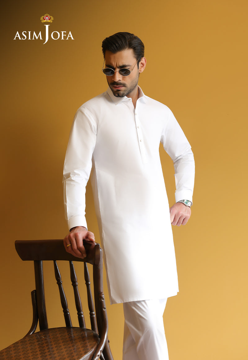 AJUBM-02 UNSTITCHED EGYPTIAN COTTON 2PC