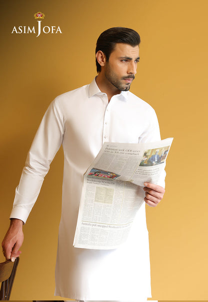 AJUBM-02 UNSTITCHED EGYPTIAN COTTON 2PC