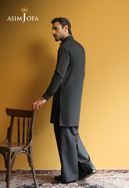 AJUBM-05 UNSTITCHED EGYPTIAN COTTON 2PC
