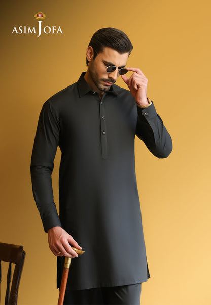 AJUBM-05 UNSTITCHED EGYPTIAN COTTON 2PC