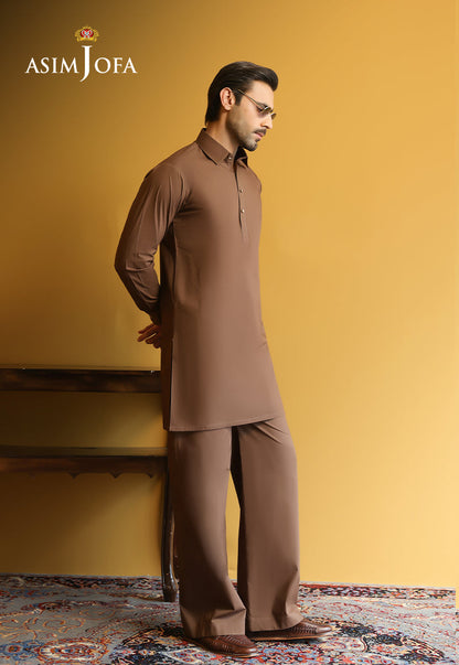 AJUBM-04 UNSTITCHED EGYPTIAN COTTON 2PC