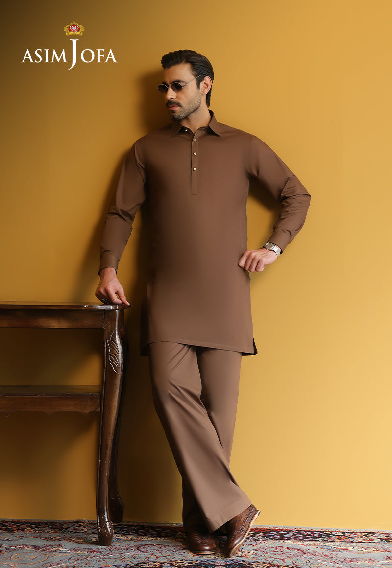 AJUBM-04 UNSTITCHED EGYPTIAN COTTON 2PC
