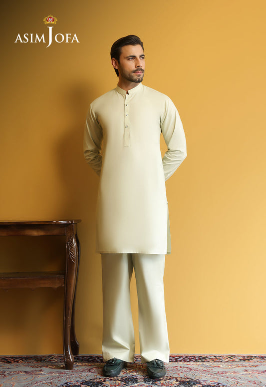 AJUBM-06 UNSTITCHED EGYPTIAN COTTON 2PC