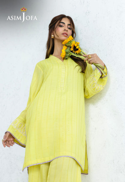 AJPB-232 EMBROIDERED SIGNATURE LAWN STITCHED 2PCS