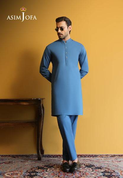 AJUBM-09 UNSTITCHED EGYPTIAN COTTON 2PC
