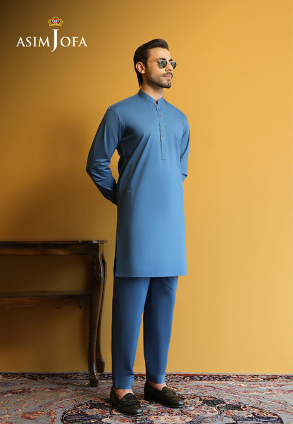 AJUBM-09 UNSTITCHED EGYPTIAN COTTON 2PC