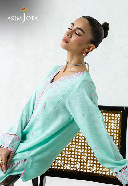 AJPB-230 EMBROIDERED SIGNATURE LAWN STITCHED 2PCS